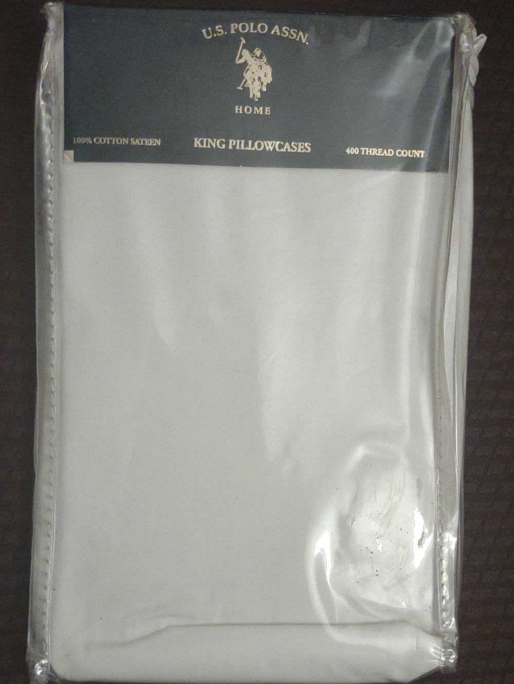 U.S. Polo Assn. Home King Pillowcases - White